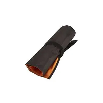 Pocket Tool Roll Holder Bora 503110 Leather and Nylon Roll Tool Holder for Easy Storage and Carrying , Orange