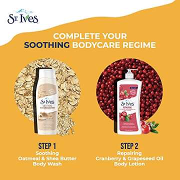 St. Ives Repairing Body Lotion 21 oz for Dry Skin