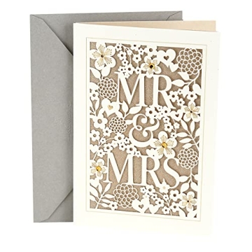 Hallmark Wedding Card for Mr. & Mrs. - Elegant Design