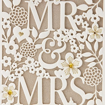 Mr. & Mrs. Hallmark Wedding Card - Elegant Keepsake