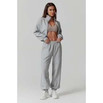 Cozy QINSEN 2 Piece Oversized Sweatsuit for Women