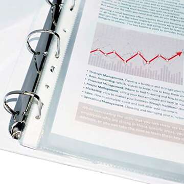 Buy Rubex Clear Sheet Protectors for Binders Online