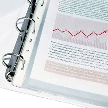 Buy Rubex Clear Sheet Protectors for Binders Online