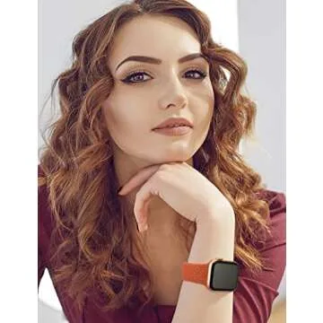 TOYOUTHS Boho Engraved Bands for Apple Watch - 2 Pack