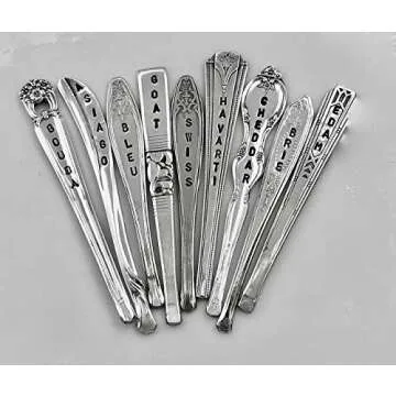 Handcrafted Vintage Cheese Markers for Wine Pairings