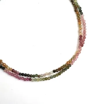 Elegant Watermelon Tourmaline Choker Necklace for Women
