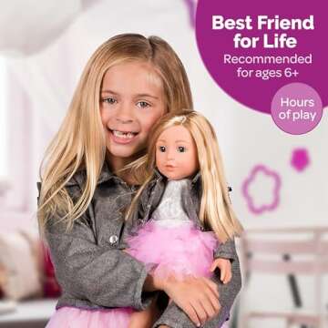 Stylish Adora 18” Fashion Doll with Poseable Limbs