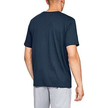 Under Armour Men's UA Sportstyle Short Sleeve Shirt in Navy