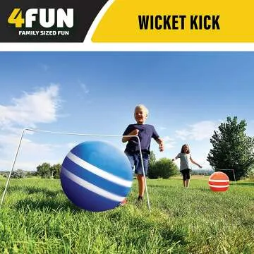 Giant Kick Ball Croquet for Family Outdoor Games