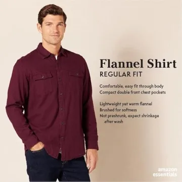 Comfortable Men's Flannel Shirt with Pockets - Shop Now