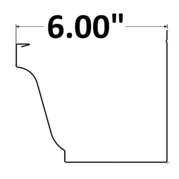 (200 feet) Shur Flo X Leaf Guard Gutter Protector for 6" K-Style Gutters. Mill Finish Aluminum. 50 Panels x 4.00' Each.