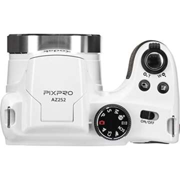 Kodak PIXPRO Astro Zoom AZ252-WH 16MP Digital Camera with 25X Optical Zoom and 3" LCD (White)