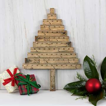 Dritz Wood Metal Tips Yardstick Ruler, 1/4 x 36-Inch, Natural