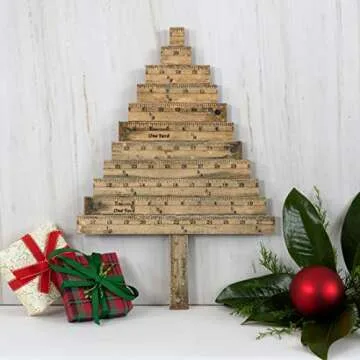 Dritz Wood Metal Tips Yardstick Ruler, 1/4 x 36-Inch, Natural