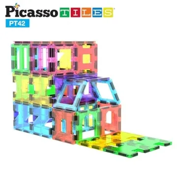 PicassoTiles Magnetic Blocks Educational Playset for Kids