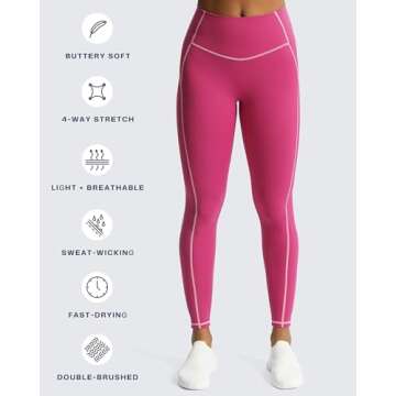 Aoxjox High Waisted Workout Leggings for Women