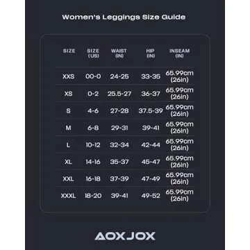 Aoxjox High Waisted Workout Leggings for Women