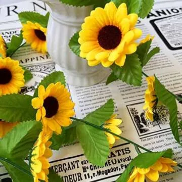 UKELER Sunflower Vines - Perfect for Any Occasion!