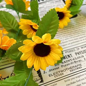 UKELER Sunflower Vines - Perfect for Any Occasion!