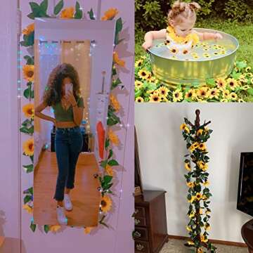 UKELER Sunflower Vines - Perfect for Any Occasion!