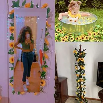 UKELER Sunflower Vines - Perfect for Any Occasion!