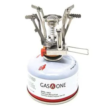 GasOne Camping Stove Fuel Blend Isobutane Efficient and High Output