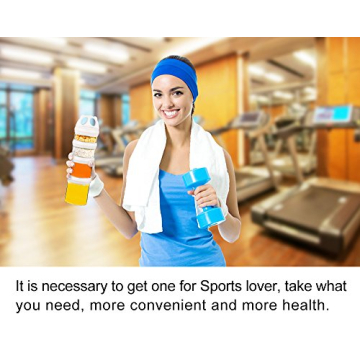 BeneLabel Stackable Food Storage Containers with Twist Lock System - BPA-Free Tritan Containers for Travel, Formula, Protein Powder, Snacks - Leakproof & Dishwasher Safe - 31 oz (White)