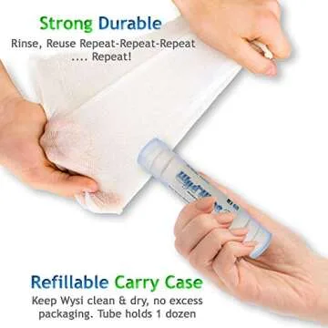 Travel Ready Biodegradable Multi-Purpose Wipes
