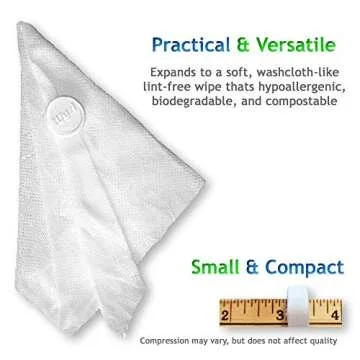 Travel Ready Biodegradable Multi-Purpose Wipes