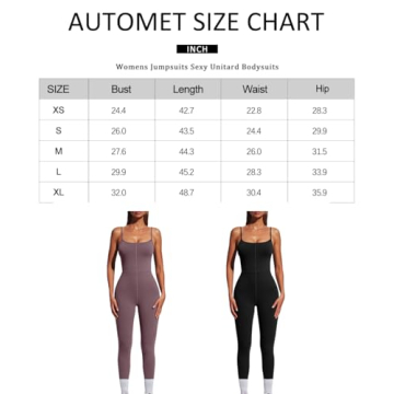 AUTOMET One Piece Jumpsuit for Women - Flattering & Versatile