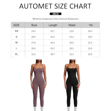 AUTOMET One Piece Jumpsuit for Women - Flattering & Versatile