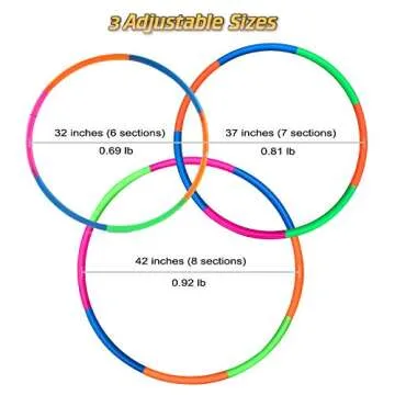 42" Adjustable Exercise Hoop for Fun Workouts