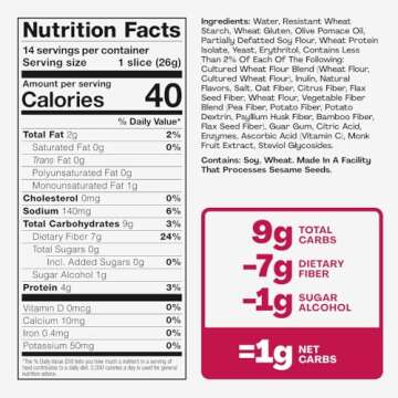 Sola Golden Wheat Bread, Non-GMO, Keto Certified Delight