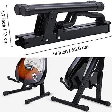 GLEAM Guitar Stand for Electric, Acoustic and Bass Guitars