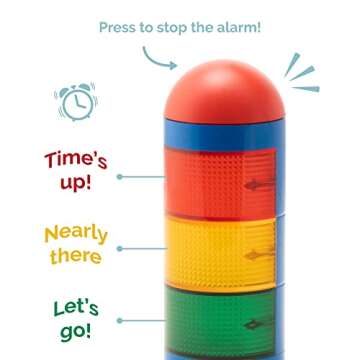 KADAMS Visual Timer with Audio Pre-Alarm - Engaging Time Management Tool for Kids