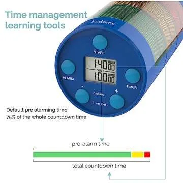 KADAMS Traffic Light Visual Timer for Kids and Teachers