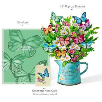 Airpark Pop-Up Card for Mom Birthday Gift - 16" 3D