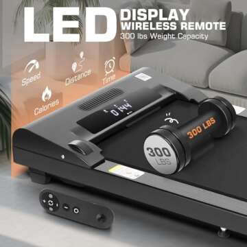 Affordable ANCHEER Under Desk Treadmill for Home Fitness