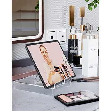 Adjustable Acrylic Tablet Stand for iPad and Devices Up to 13 Inches