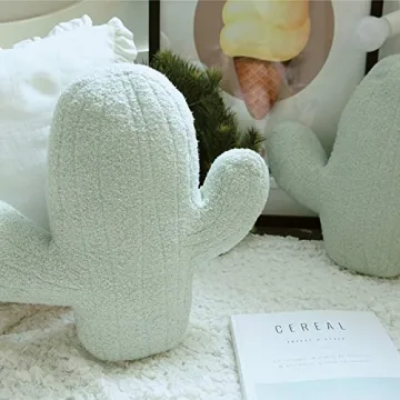 Cactus Shape Pillow - Cute and Soft Decorative Cushion