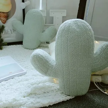 Cactus Shape Pillow - Cute and Soft Decorative Cushion