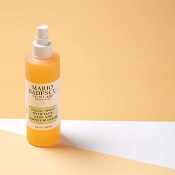 Mario Badescu Facial Spray with Aloe, Sage and Orange Blossom for All Skin Types | Face Mist that Hydrates & Uplifts | 8 FL OZ