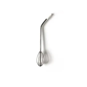 Whiskee Straw 16oz Stainless Steel Mixer Straw with Whisk
