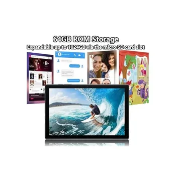 2024 10" Android Tablet with 8GB RAM & Long Battery Life