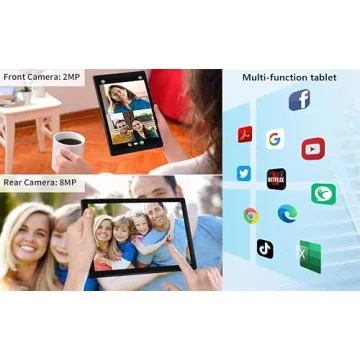 2024 10" Android Tablet with 8GB RAM & Long Battery Life