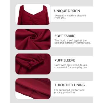 Stylish Plus Size Square Neck Chiffon Mini Dress for Women