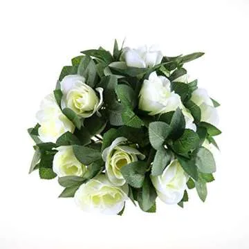 Stunning Champagne Rose Garland for Weddings & Decor