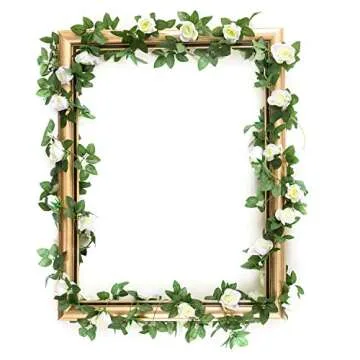 Stunning Champagne Rose Garland for Weddings & Decor