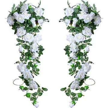 Stunning Champagne Rose Garland for Weddings & Decor