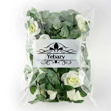 Stunning Champagne Rose Garland for Weddings & Decor